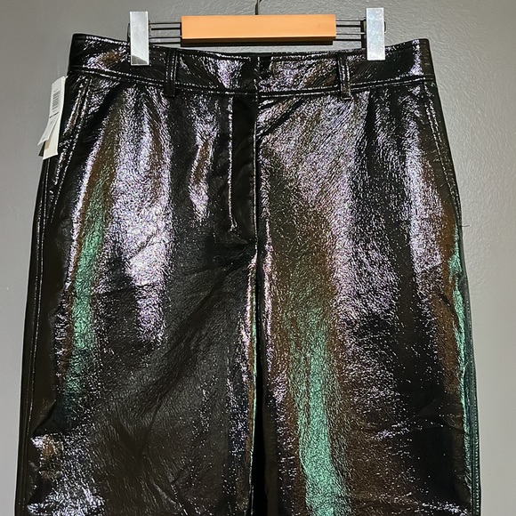 Aritzia Babaton New Command Ultra Glossy Trouser Pants NWT - Picture 10 of 16